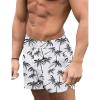COOFANDY Men’s Swim Trunks Quick Dry Board Shorts Swimsuit Swimwear Bathing Suit(P White-coconut Tree)