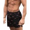 COOFANDY Men’s Swim Trunks Quick Dry Board Shorts Swimsuit Swimwear Bathing Suit(Pinkshark Black)