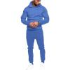 COOFANDY Men’s Tracksuit 2 Piece Hoodie Sweatsuit Sets Casual Jogging Athletic Suits(Blue)