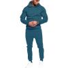 COOFANDY Men’s Tracksuit 2 Piece Hoodie Sweatsuit Sets Casual Jogging Athletic Suits(Dark Blue)