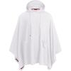 COOFANDY Unisex Casual Hooded Poncho Cape Cloak Fashion Coat Hoodie Pullover with Pocket(White)