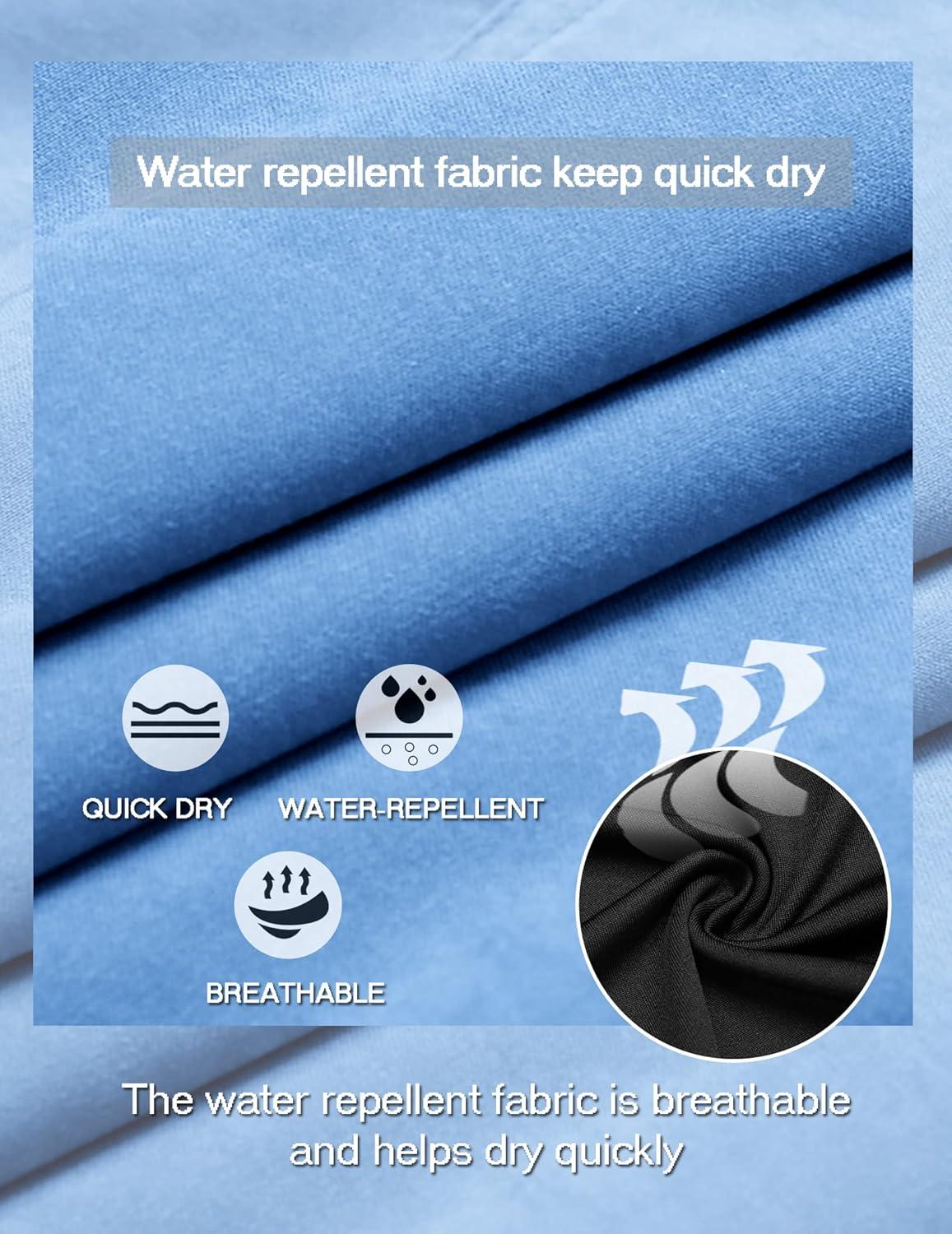 imageCOOFANDY Men Swim Trunk with Compression Liner 2 in 1 Swimwear Bathing Suit Quick Dry Board ShortZ Blue