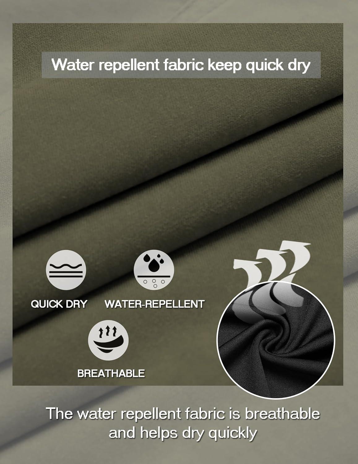 imageCOOFANDY Men Swim Trunk with Compression Liner 2 in 1 Swimwear Bathing Suit Quick Dry Board ShortZ Deep Army Green