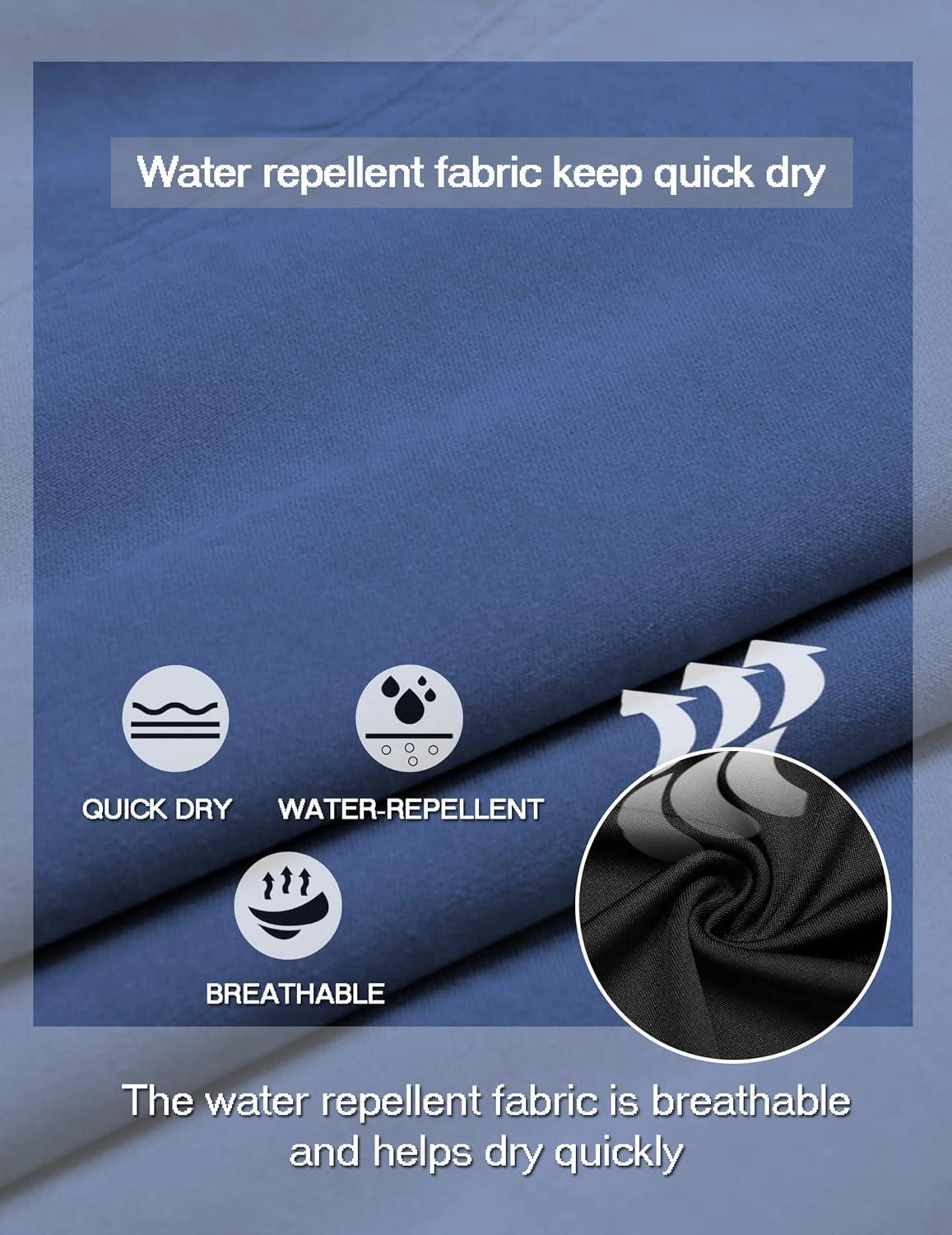 imageCOOFANDY Men Swim Trunk with Compression Liner 2 in 1 Swimwear Bathing Suit Quick Dry Board ShortZ Deep Blue