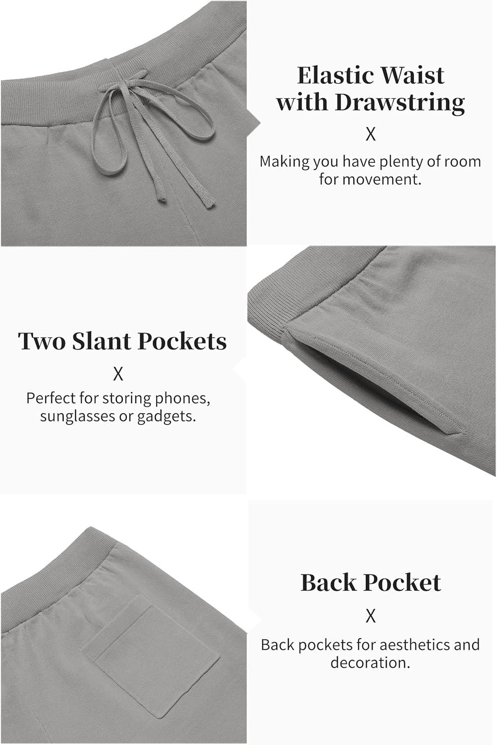 imageCOOFANDY Mens 2 Piece Outfit Vintage Short Sleeve Button Down Knit Polo Shirts Casual Beach Shorts SetsGrey