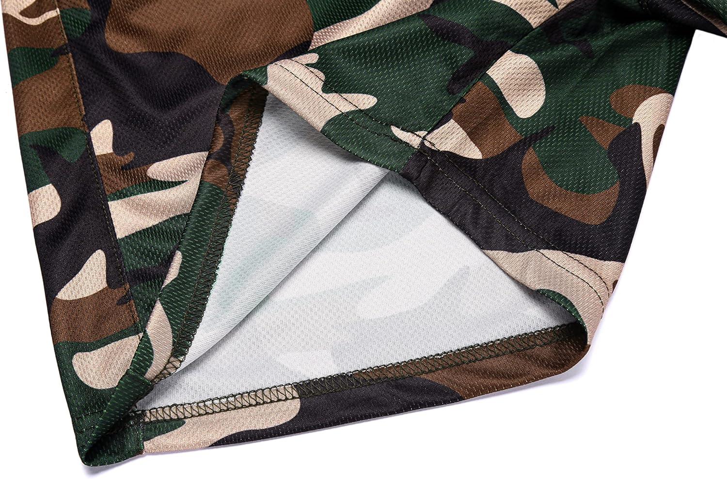 imageCOOFANDY Mens 3 Pack Workout Gym Shorts Mesh Athletic Shorts Lightweight Bodybuilding Training Short Pants with PocketsGreen CamoBlackGrey