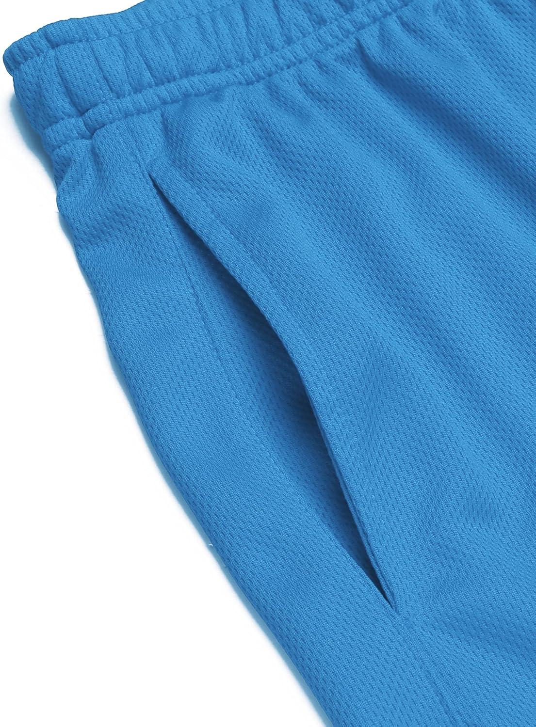 imageCOOFANDY Mens 3 Pack Workout Gym Shorts Mesh Athletic Shorts Lightweight Bodybuilding Training Short Pants with PocketsLight BlueWhiteDark Grey