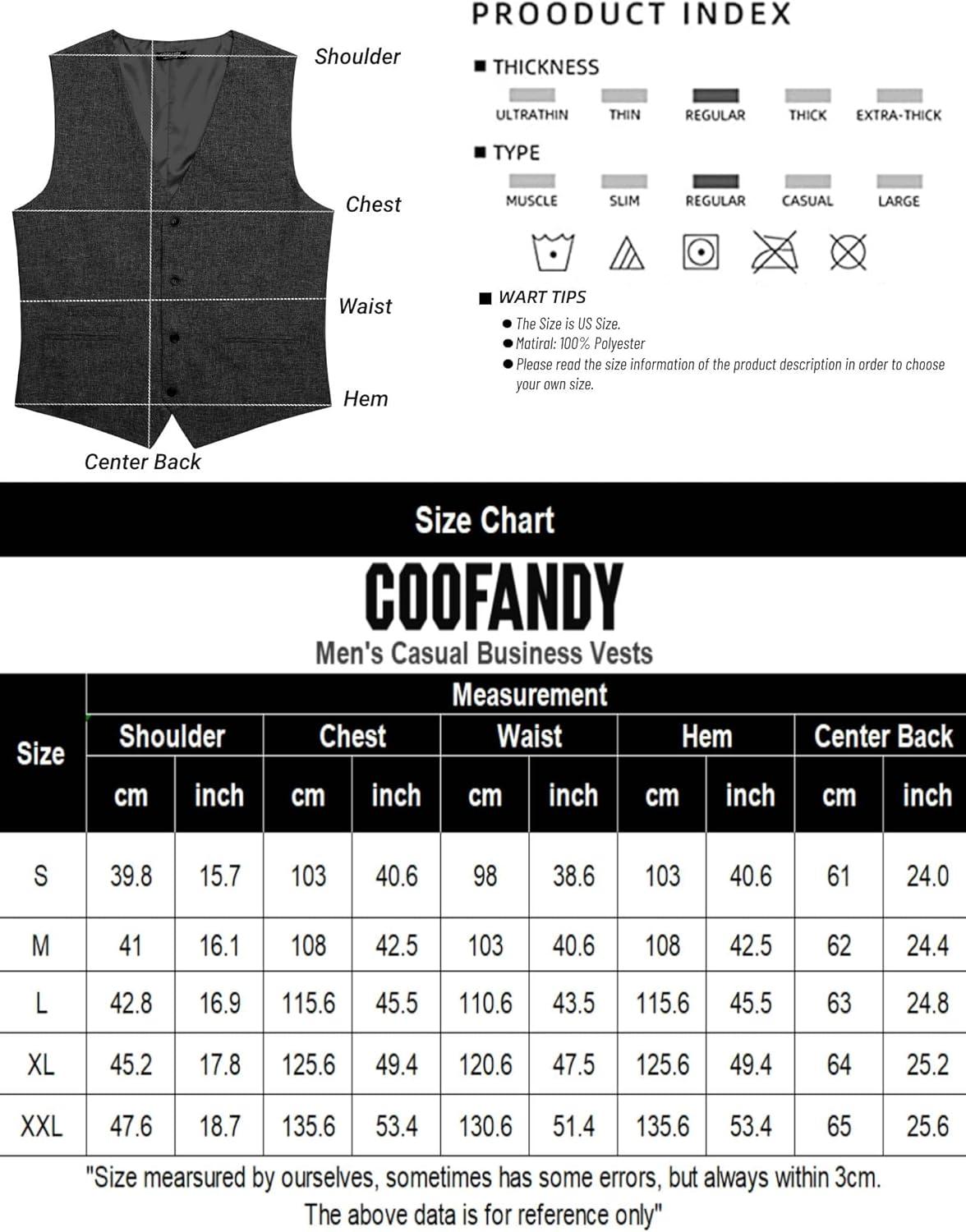 imageCOOFANDY Mens Casual Business Vests Lightweight Waistcoat Slim Fit Suit VestNavy Blue
