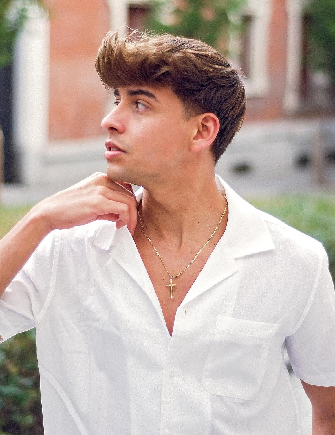 imageCOOFANDY Mens Casual Button Down Shirts Short Sleeve Summer Cuban Vacation Beach ShirtsWhite