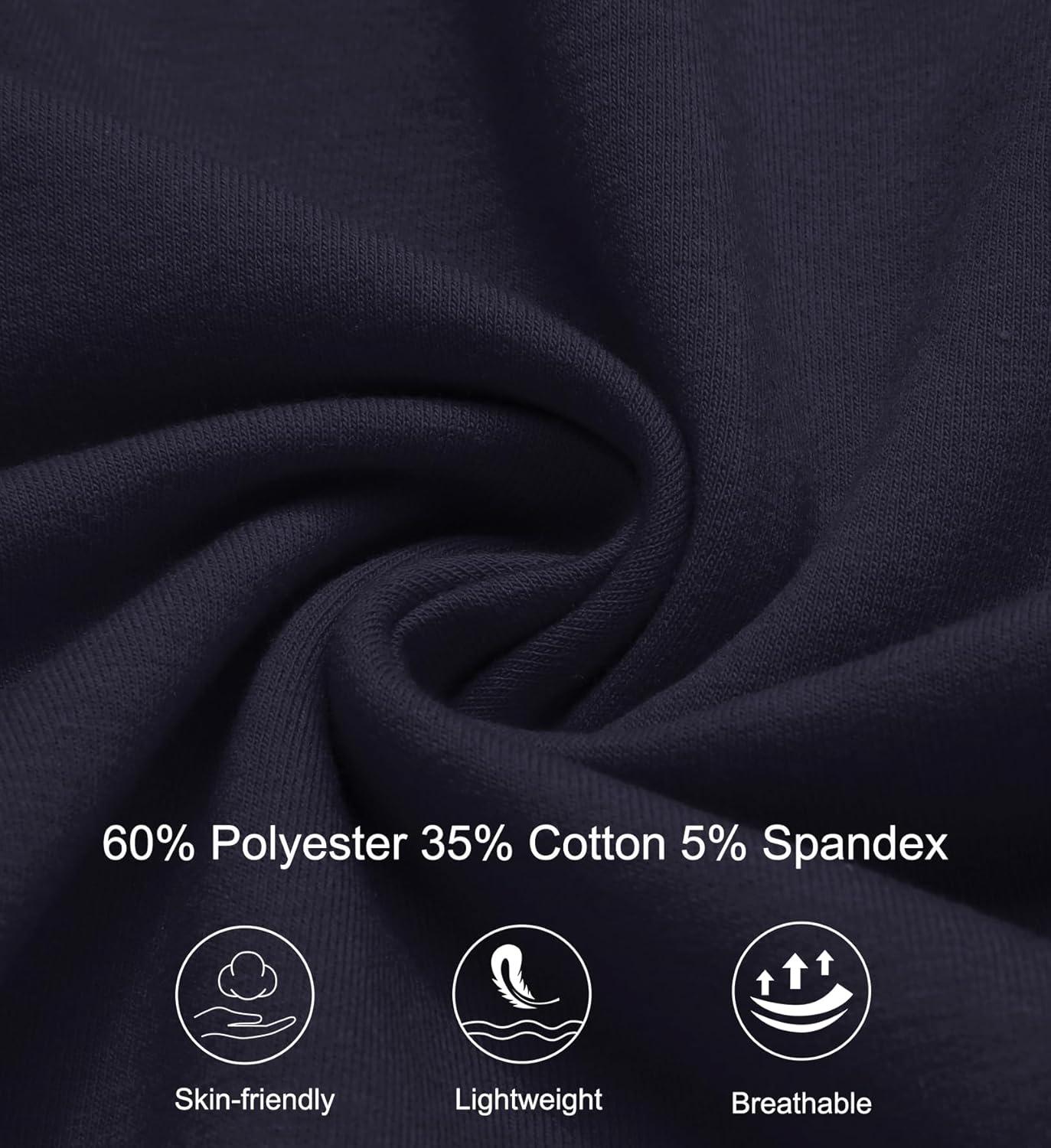 imageCOOFANDY Mens Cotton Sweatpants Open Bottom Lounge Pants Lightweight Casual Jogger Pants with PocketsNavy Blue