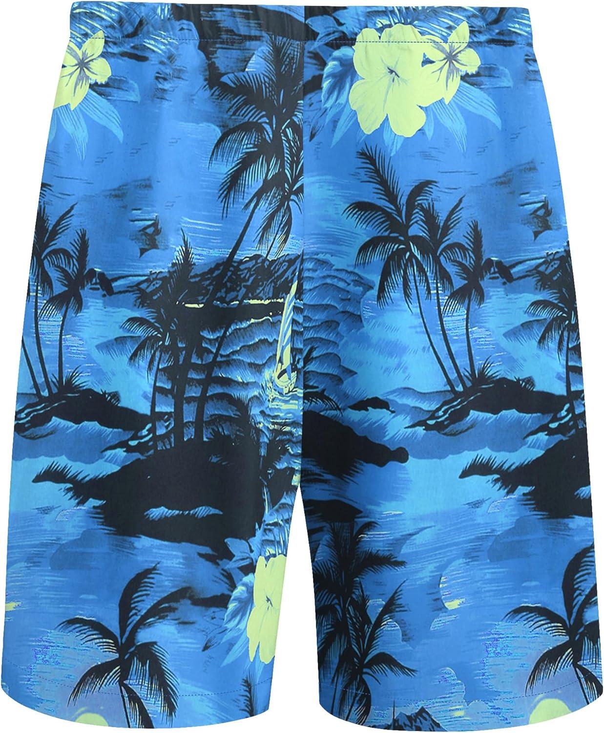 imageCOOFANDY Mens Hawaiian Matching Set Summer Beach 2 Piece Outfits Flower Button Down Shirts and Shorts Vacation OutfitsCoconut Trees