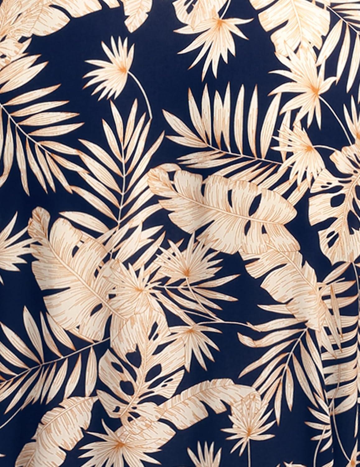 imageCOOFANDY Mens Lightweight Kimono Robe Jacket Printed Japanese Style Bathrobes Casual Open Front Long Cardigan Coat OutwearNavykhaki Leaves