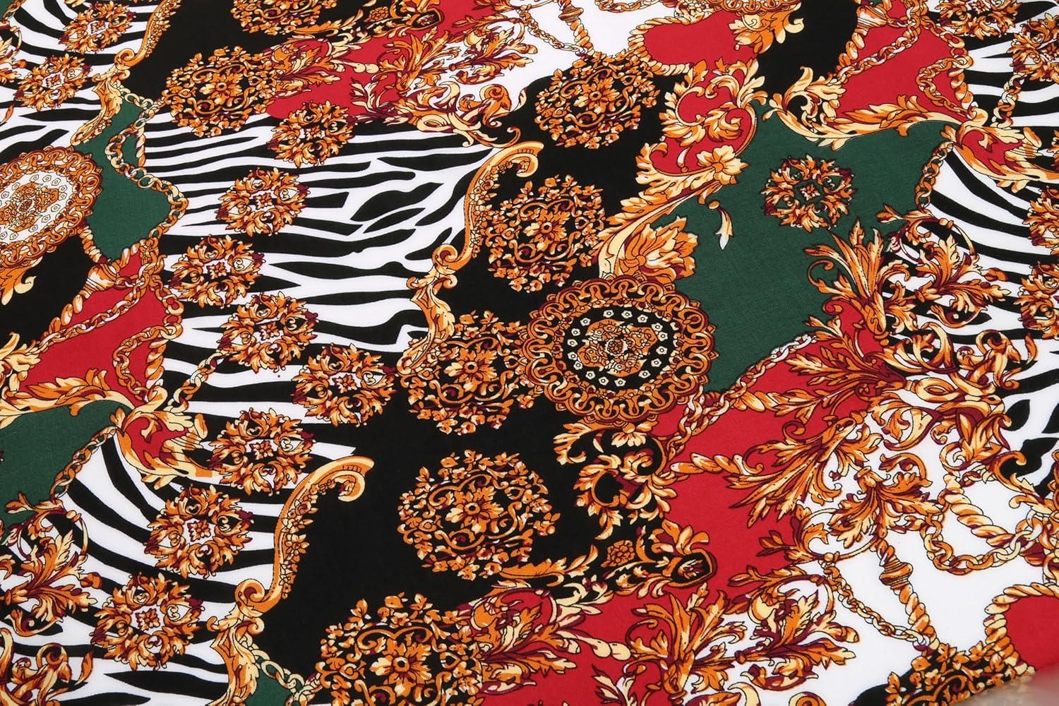 imageCOOFANDY Mens Lightweight Kimono Robe Jacket Printed Japanese Style Bathrobes Casual Open Front Long Cardigan Coat OutwearRedluxury Print