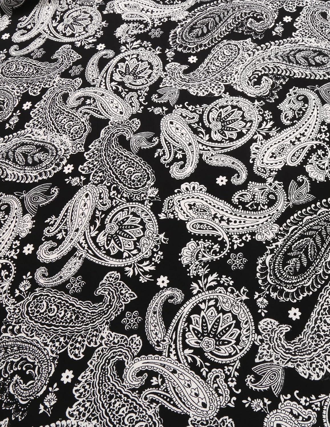 imageCOOFANDY Mens Lightweight Kimono Robe Japanese Bathrobes Open Front Long Cardigan Cloak with BeltBlackwhite