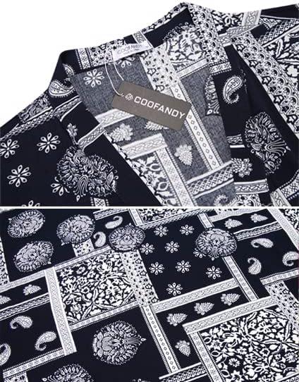 imageCOOFANDY Mens Lightweight Kimono Robe Japanese Bathrobes Open Front Long Cardigan Cloak with BeltNavy