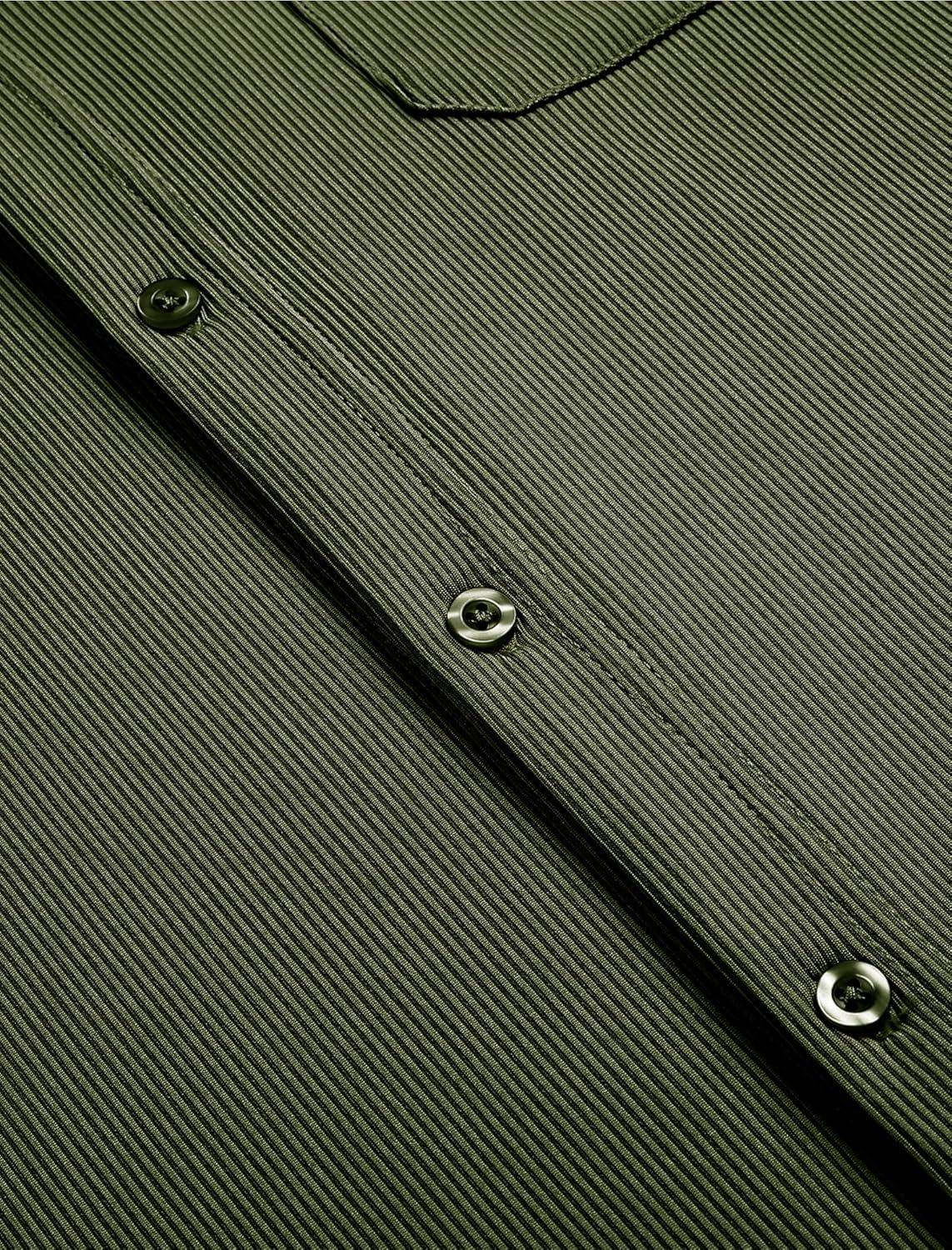 imageCOOFANDY Mens Linen Shirts Short Sleeve Casual Shirts Summer Beach Button Down Shirts with PocketArmygreen