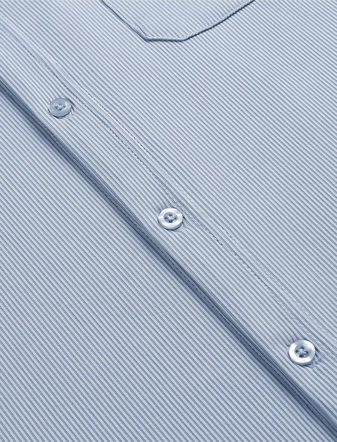 imageCOOFANDY Mens Linen Shirts Short Sleeve Casual Shirts Summer Beach Button Down Shirts with PocketLight Blue