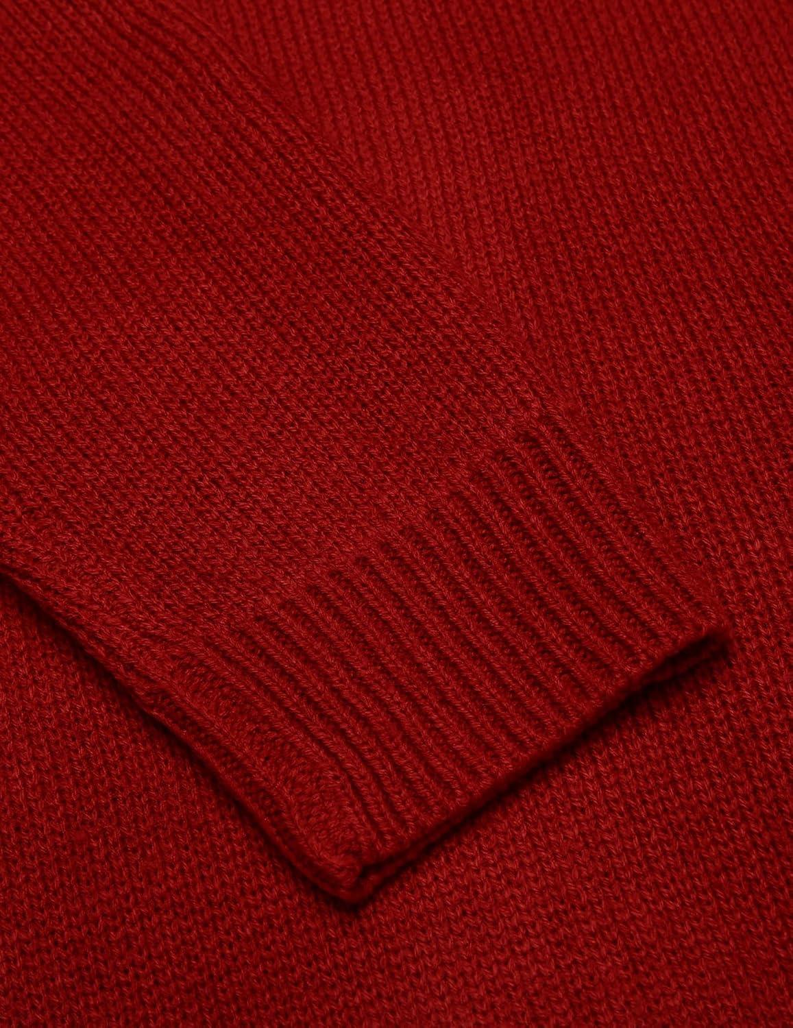 imageCOOFANDY Mens Quarter Zip Pullover Sweater Casual Zip Up Polo Sweater KnitPat6