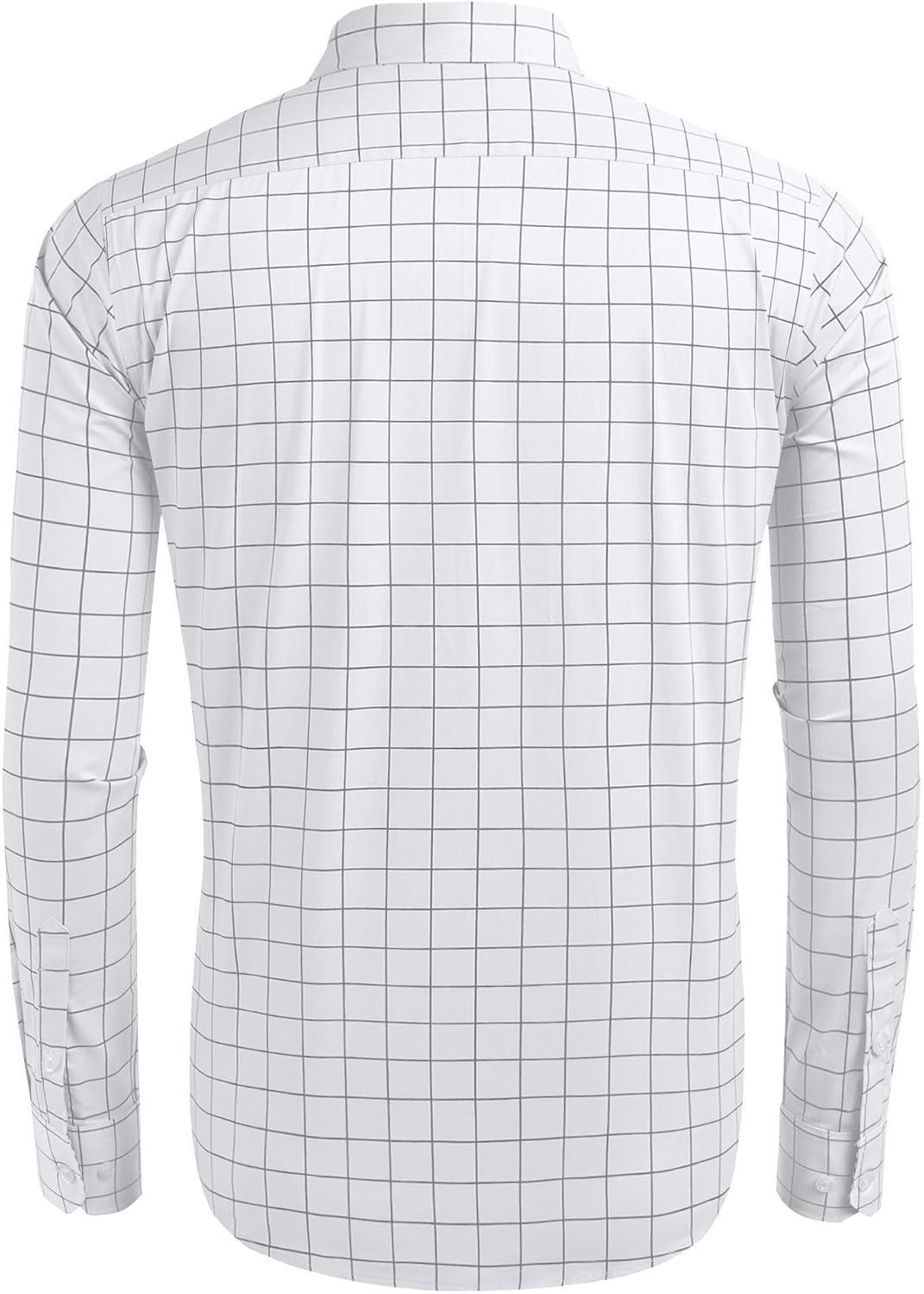 imageCOOFANDY Mens Rose Shiny Shirt Luxury Flowered Printed Button Down Shirt02white