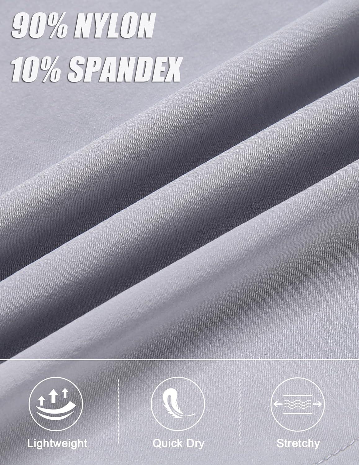 imageCOOFANDY Mens Running Athletic Shorts 5 Inch 2 Pack Gym Workout Shorts Fitted Exercise Hiking Shorts with Zipper PocketBlack StripesGrey