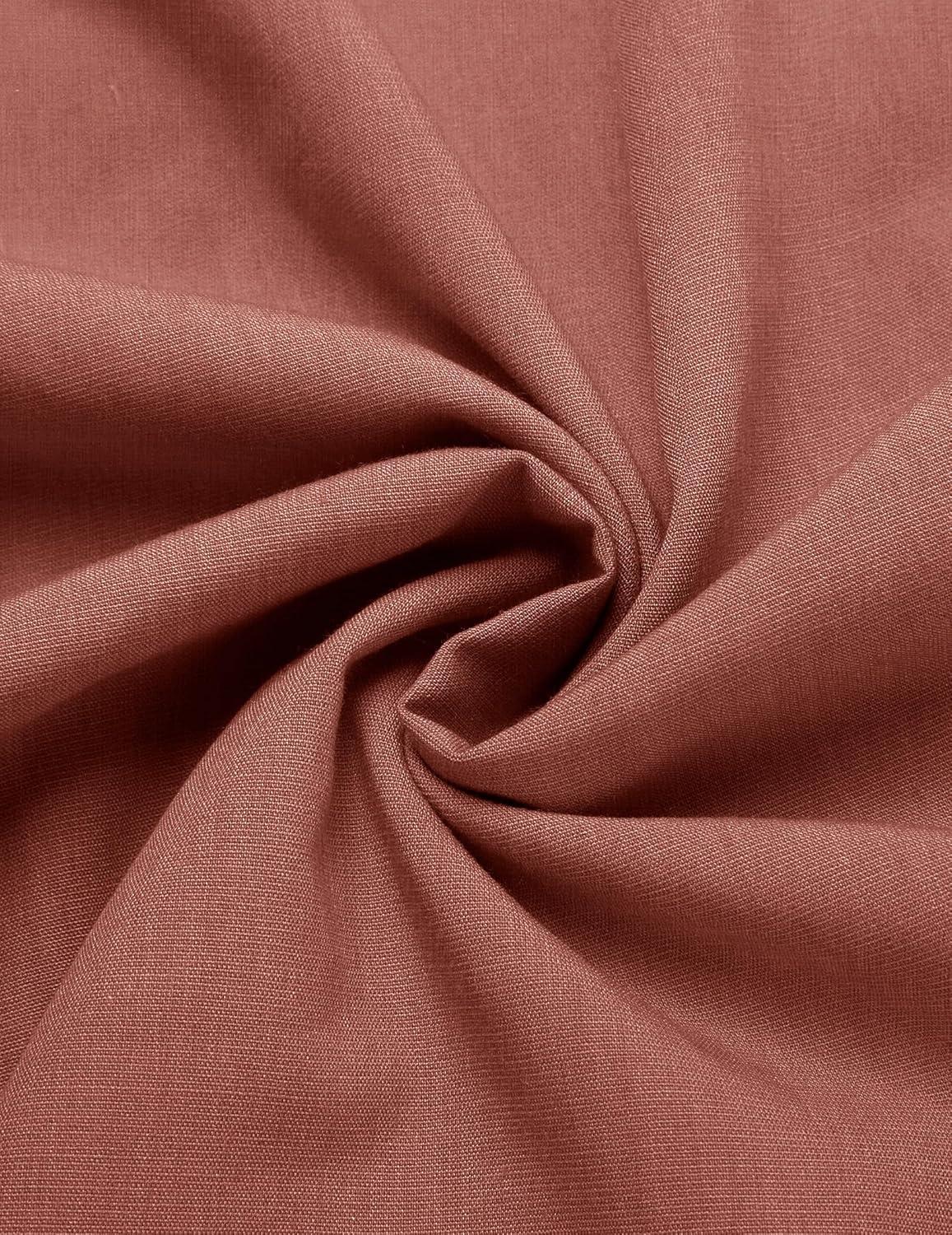 imageCOOFANDY Mens Short Sleeve Cuban Guayabera Shirt Casual Summer Beach Button Down ShirtsPink