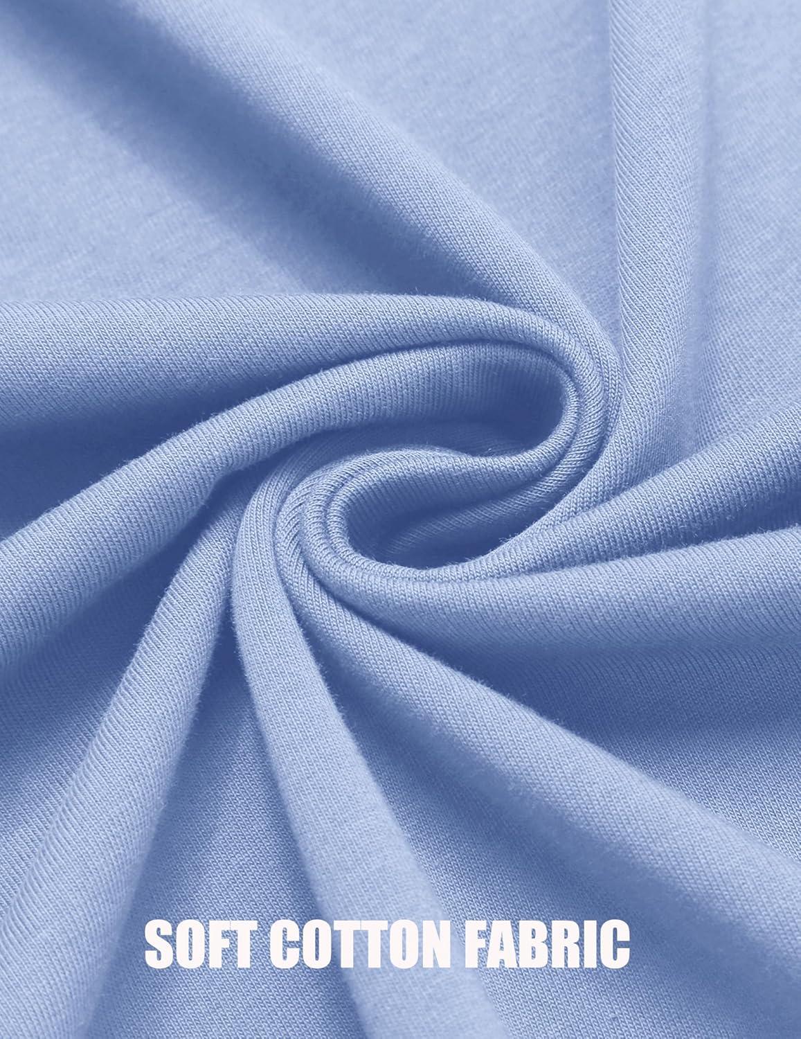 imageCOOFANDY Mens Tank Top Cotton Workout Sleeveless Muscle T Shirts Casual Summer Tank ShirtsLight Blue1 Pcs