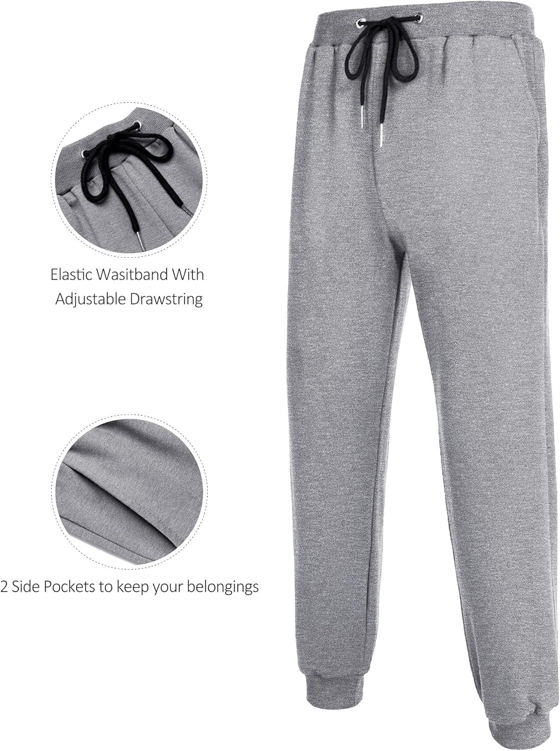 imageCOOFANDY Mens Tracksuit 2 Piece Hooded Athletic Sweatsuits Casual Running Jogging Sport Suit SetsLight Grey