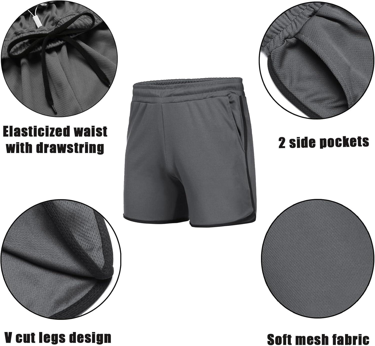 imageCOOFANDY Mens Workout Gym Shorts Lightweight Bodybuilding Training Jogger Running Athletic Shorts with Pockets