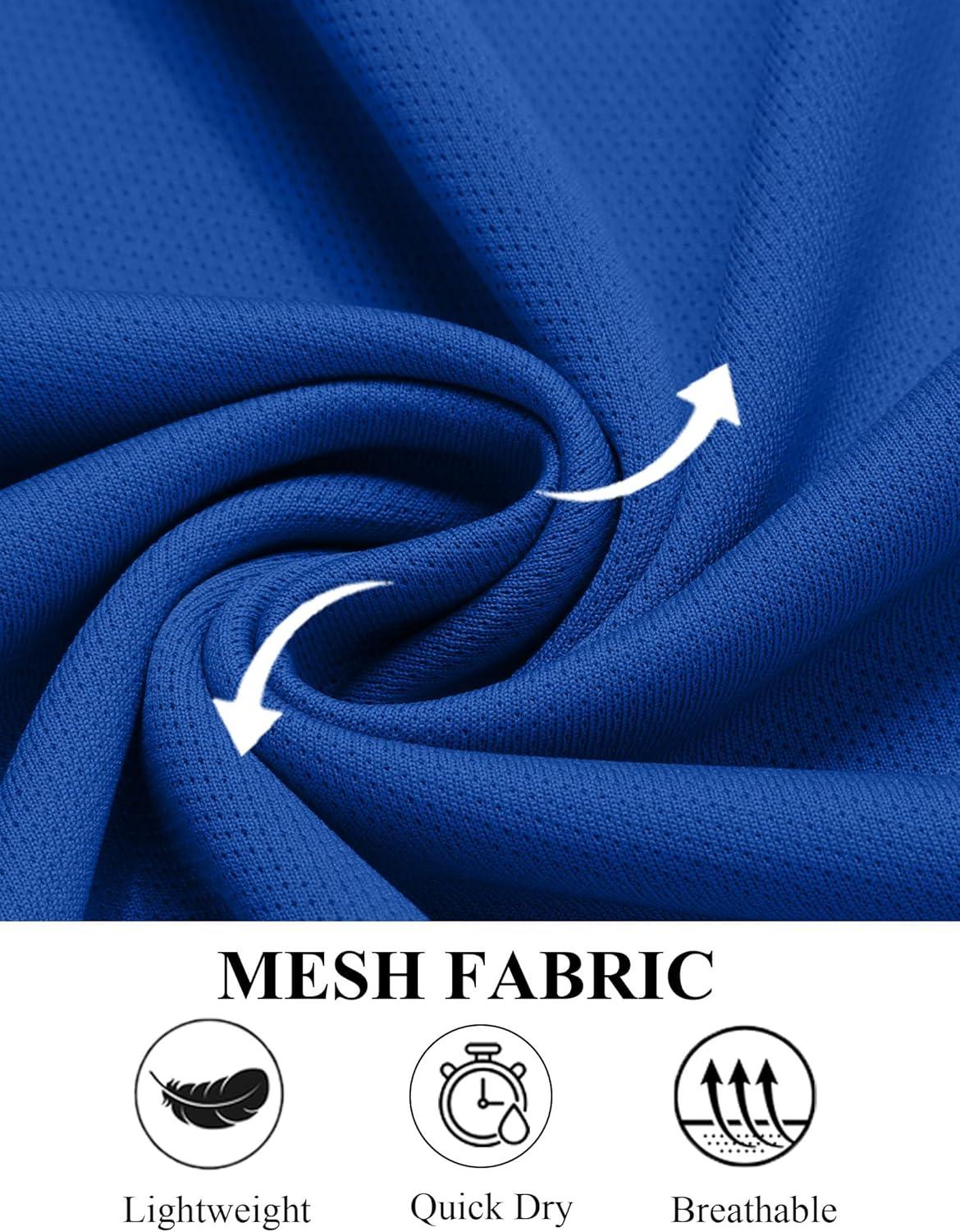 imageCOOFANDY Mens Workout Gym Shorts Mesh Athletic Shorts Lightweight Quick Dry Training Short Pants with PocketsBlue1 Pack of 1