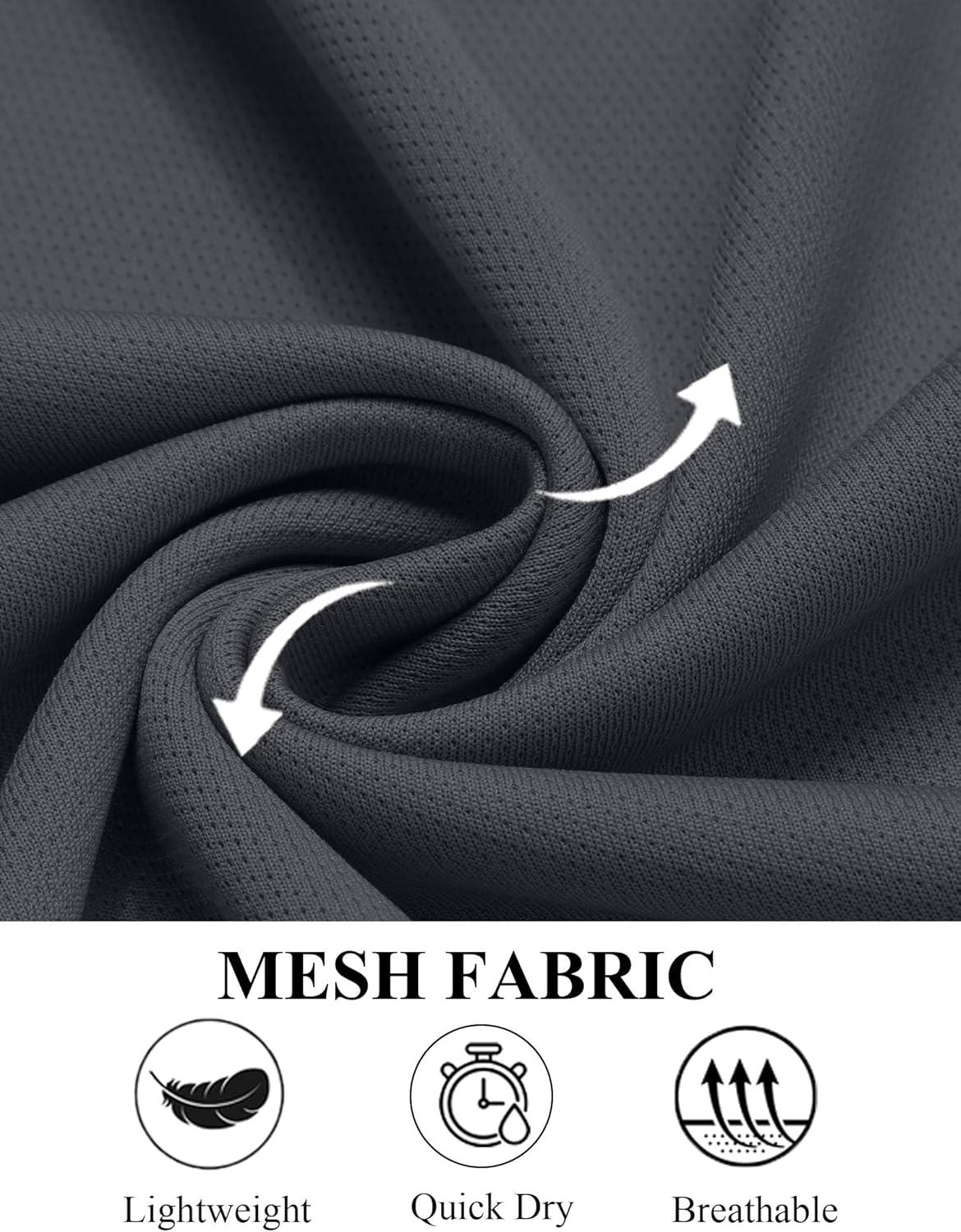 imageCOOFANDY Mens Workout Gym Shorts Mesh Athletic Shorts Lightweight Quick Dry Training Short Pants with PocketsDark Grey1 Pack of 1