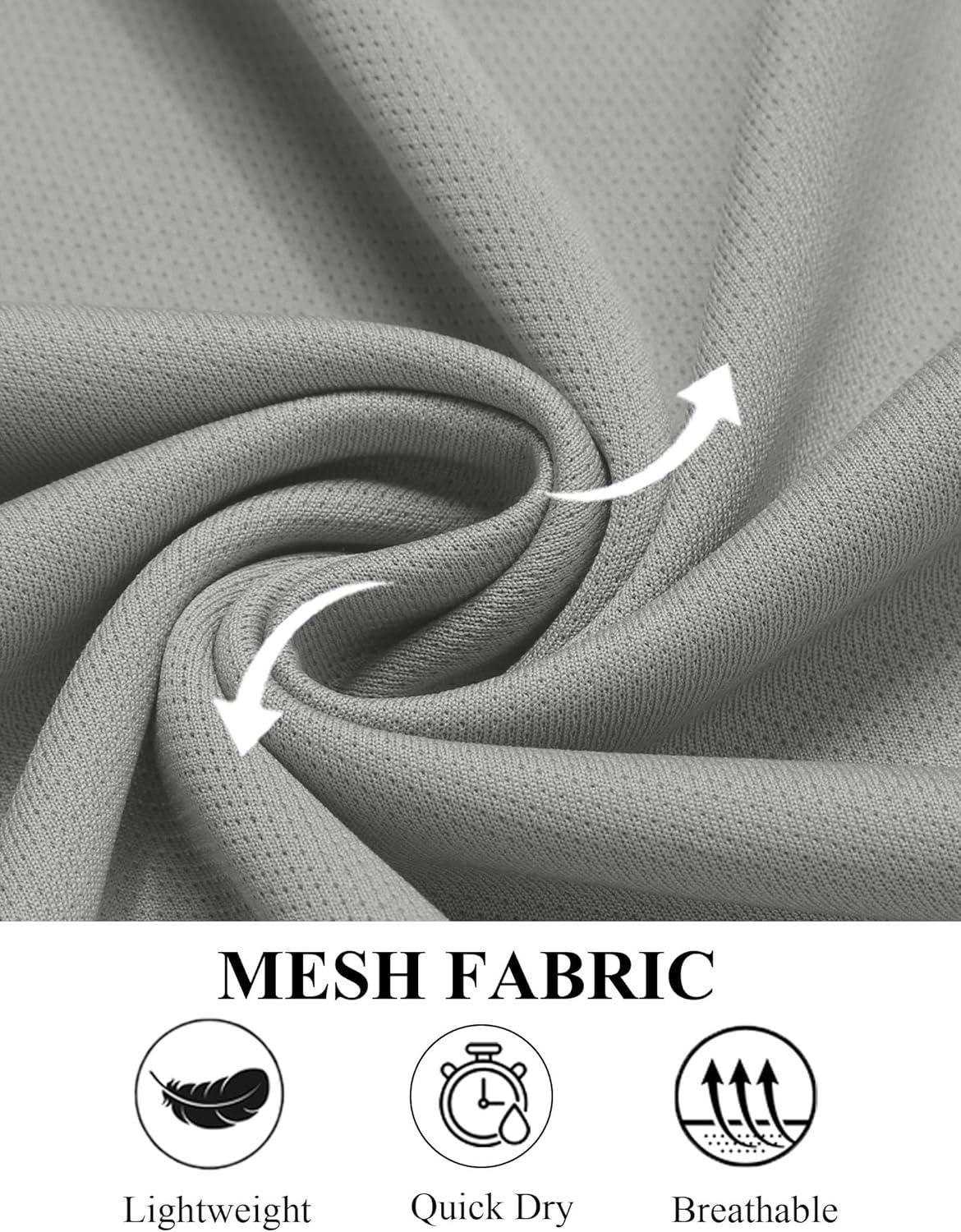 imageCOOFANDY Mens Workout Gym Shorts Mesh Athletic Shorts Lightweight Quick Dry Training Short Pants with PocketsLight Grey1 Pack of 1