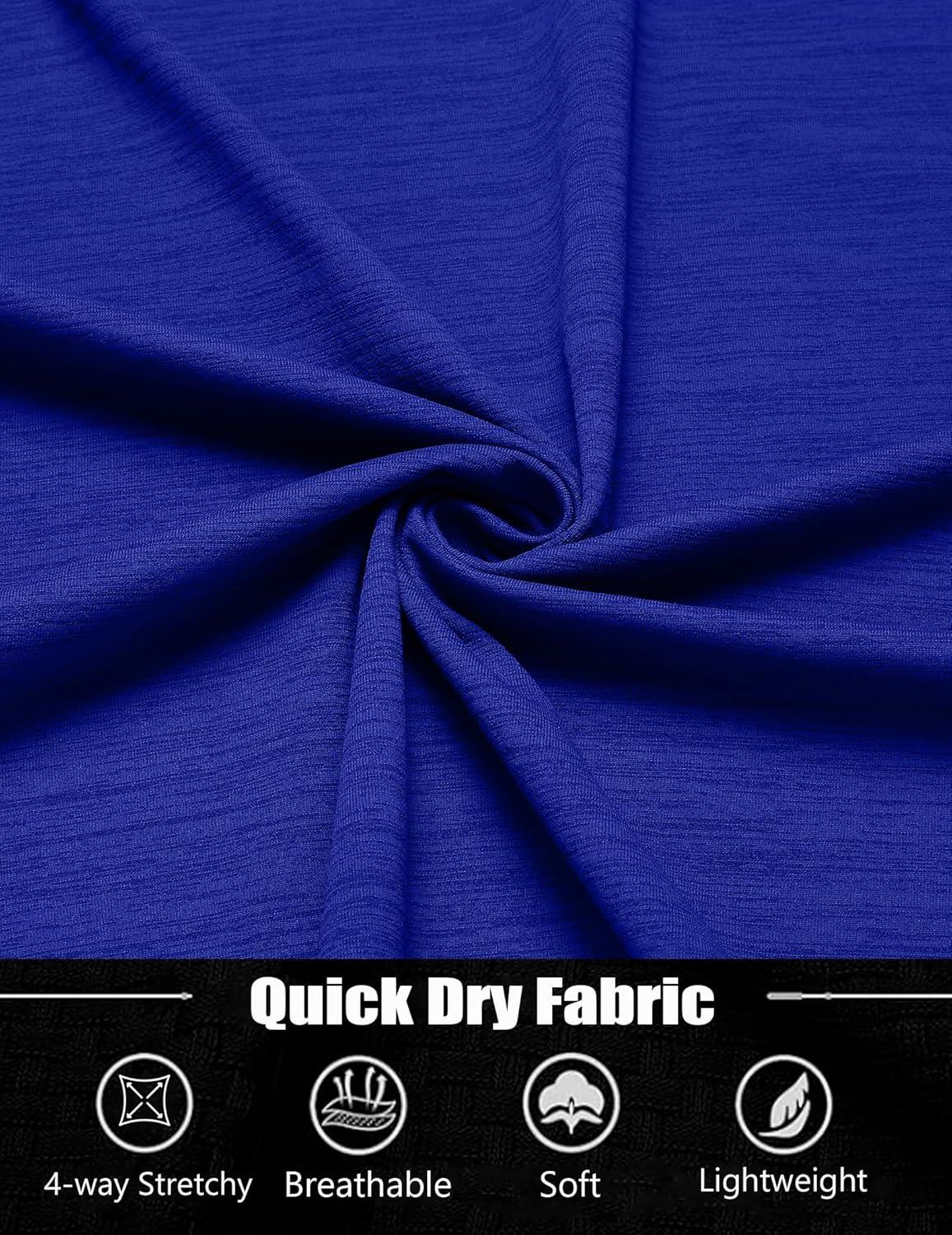 imageCOOFANDY Mens Workout Tank Tops Pack Dry Fit Sleeveless Running Shirts Gym Muscle Bodybuilding T ShirtsBlackRedRoyal Blue