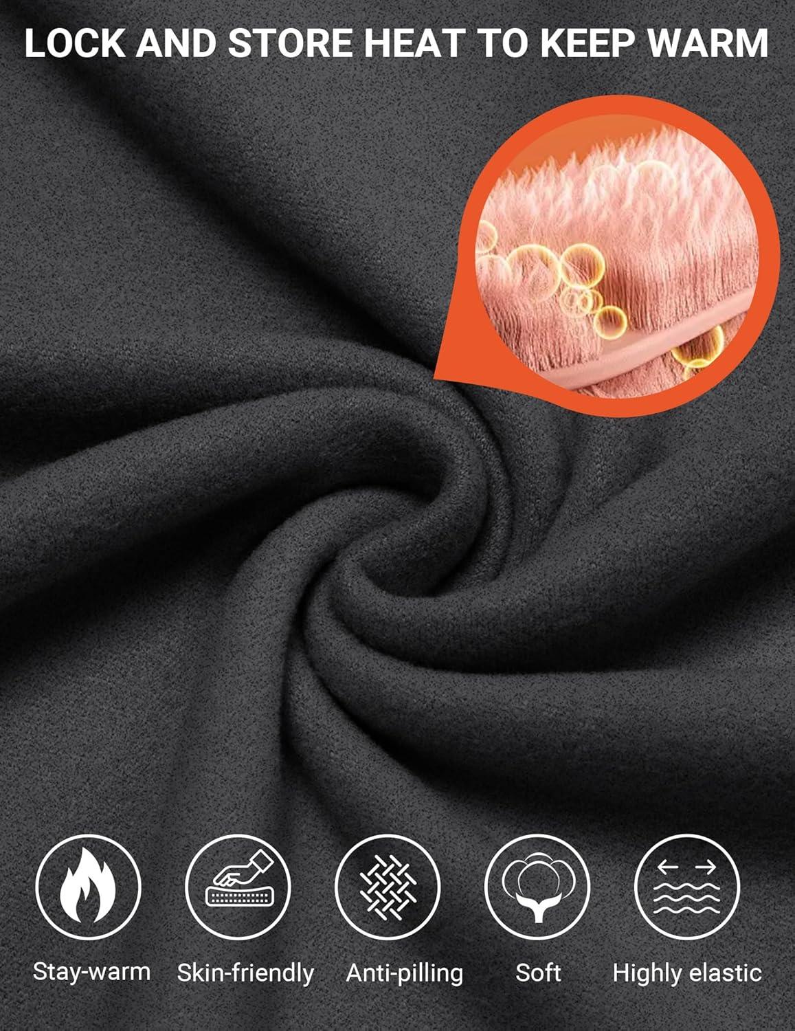 imageCOOFANDY Quarter Zip Pullover Men Long Sleeve Sweatshirts for Men Fleece Sweater FallHeather Grey