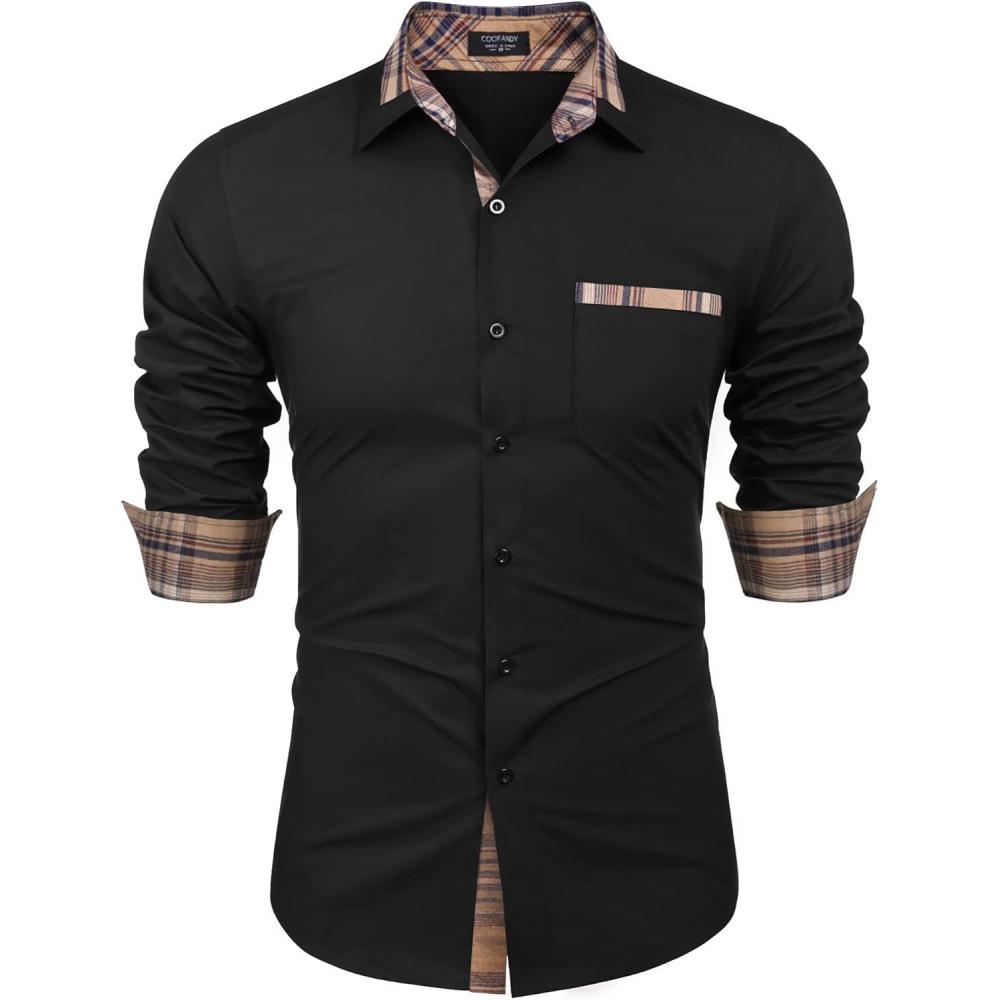 imageCOOFANDY mens CasualBlack