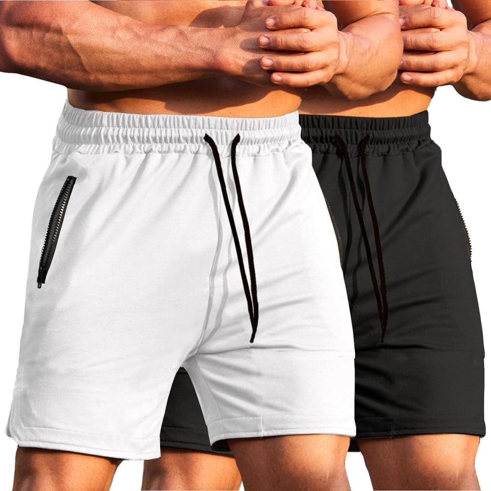 imageCOOFANDY mens2 Pack BlackWhite