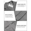 COOFADNY Men’s Casual Corduroy Blazer Classic Fit Two Button Sport Coat Fashion Notch Lapel Blazer Jacket(Dark Gray)