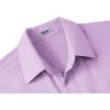 COOFANDY Big & Tall Dress Shirts for Men Short Sleeve Button Down Casual Shirts(Lilac)