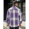 COOFANDY Flannel Shirt for Men Lightweight Button Down Shirts Long Sleeve Cotton Plaid Shirt
