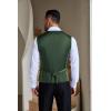 COOFANDY Men Casual Suit Vest Formal Dress Vest Slim Fit Waistcoat Business Wedding(Army Green)