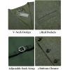 COOFANDY Men Casual Suit Vest Formal Dress Vest Slim Fit Waistcoat Business Wedding(Army Green)