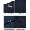 COOFANDY Men Casual Suit Vest Formal Dress Vest Slim Fit Waistcoat Business Wedding(Navy Blue)