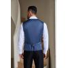 COOFANDY Men Casual Suit Vest Formal Dress Vest Slim Fit Waistcoat Business Wedding(Royal Blue)