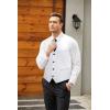COOFANDY Men Casual Suit Vest Formal Dress Vest Slim Fit Waistcoat Business Wedding(White)