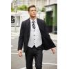 COOFANDY Men Casual Suit Vest Formal Dress Vest Slim Fit Waistcoat Business Wedding(White)