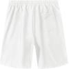 COOFANDY Men Casual Summer Beach Shorts Elastic Waist Drawstring Flat Front Short(White)
