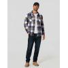 COOFANDY Men Flannel Shirt Casual Button Down Shirt Jacket Long Sleeve Plaid Shirts with Pockets(Blue Plaid)