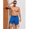 COOFANDY Men Swim Trunk with Compression Liner 2 in 1 Swimwear Bathing Suit Quick Dry Board Short(Royal Blue)
