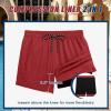 COOFANDY Men Swim Trunk with Compression Liner 2 in 1 Swimwear Bathing Suit Quick Dry Board Short(Z Wine Red)