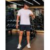 COOFANDY Men’s 2 Pack Gym Workout Shorts 5 Inch Mesh Athletic Shorts Quick Dry Running Shorts with Pockets(Black / Navy Blue)