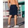 COOFANDY Men’s 2 Pack Gym Workout Shorts 7 Inch Lightweight Athletic Shorts Quick Dry Running Shorts with Pockets(Black/Navy Blue)